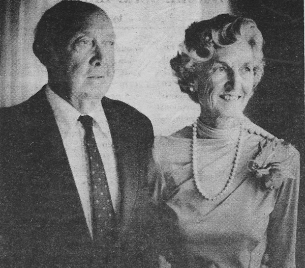 Chet and Ida Crosby, founders of Chester A. Crosby & Sons, Inc., on the day of their 50th wedding anniversary