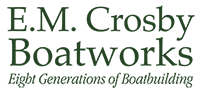 EM Crosby Boat Works – Custom Boat Builders – Barnstable Cape Cod Logo