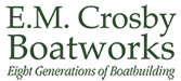 EM Crosby Boat Works – Custom Boat Builders – Barnstable Cape Cod Logo