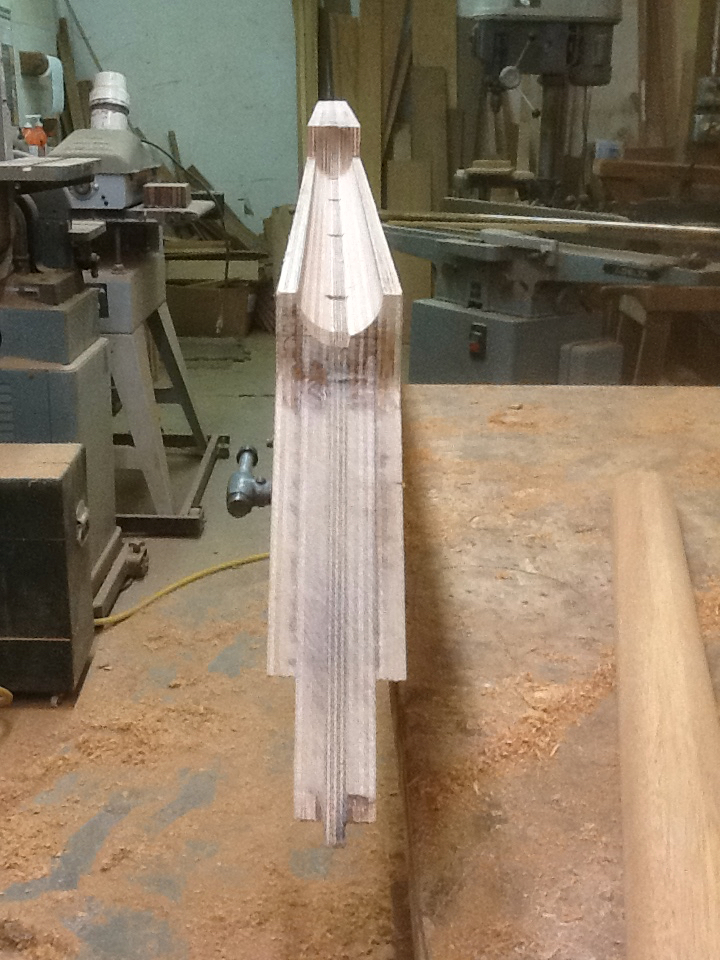 Rudder construction.