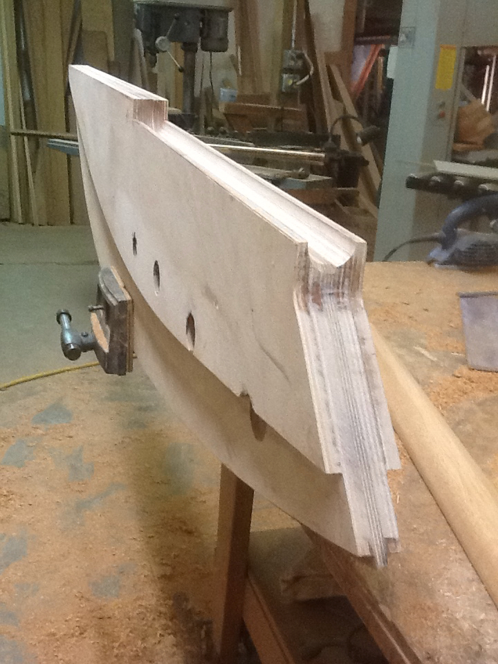 Rudder construction.