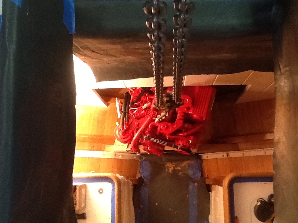 Squeezing the engine in. Not many areas to hide mechanical components.