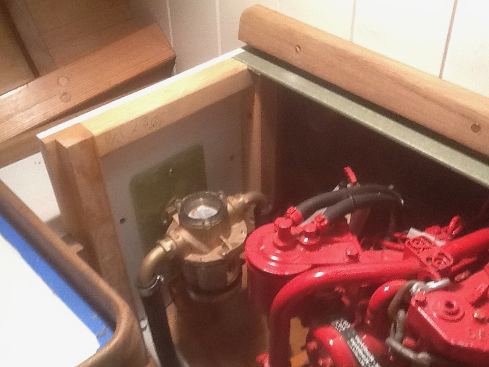 Squeezing the engine in. Not many areas to hide mechanical components.