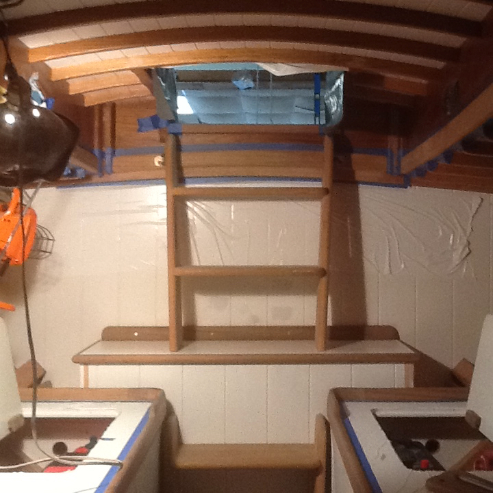 Squeezing the engine in. Not many areas to hide mechanical components.