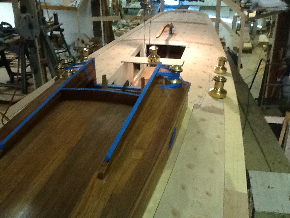 Mapping out hardware, locations on deck.