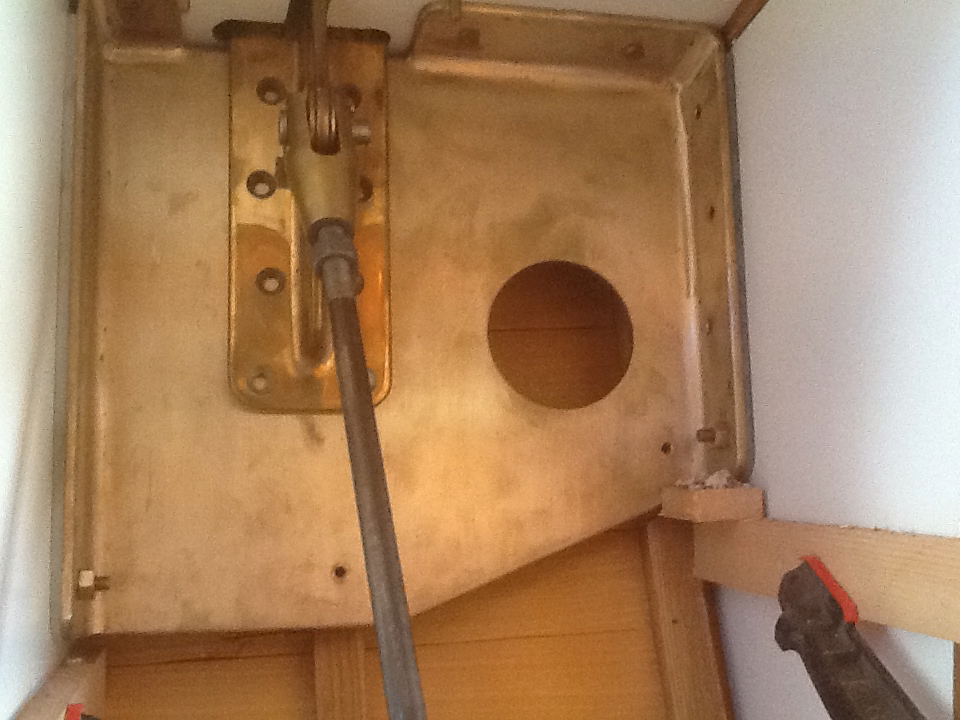 Custom bronze additions to help strengthen and spread the loads.