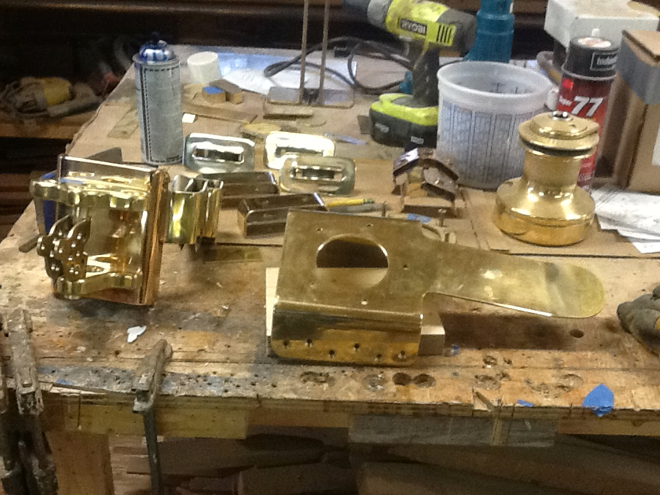 Brion Rieff custom bronze hardware