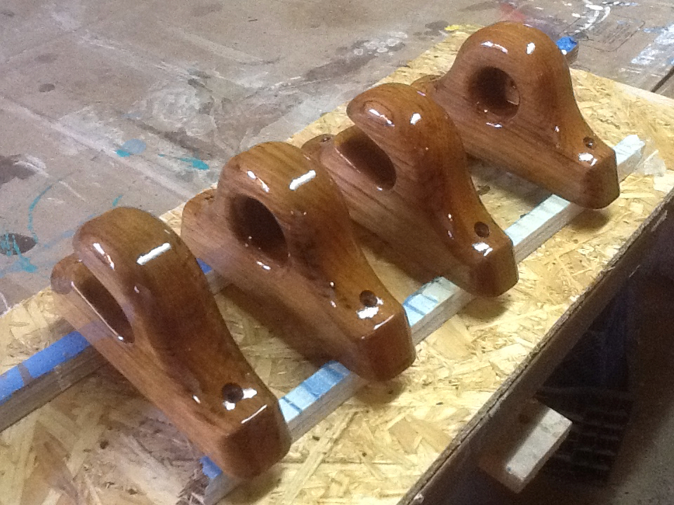 Fair leads which will live below decks.