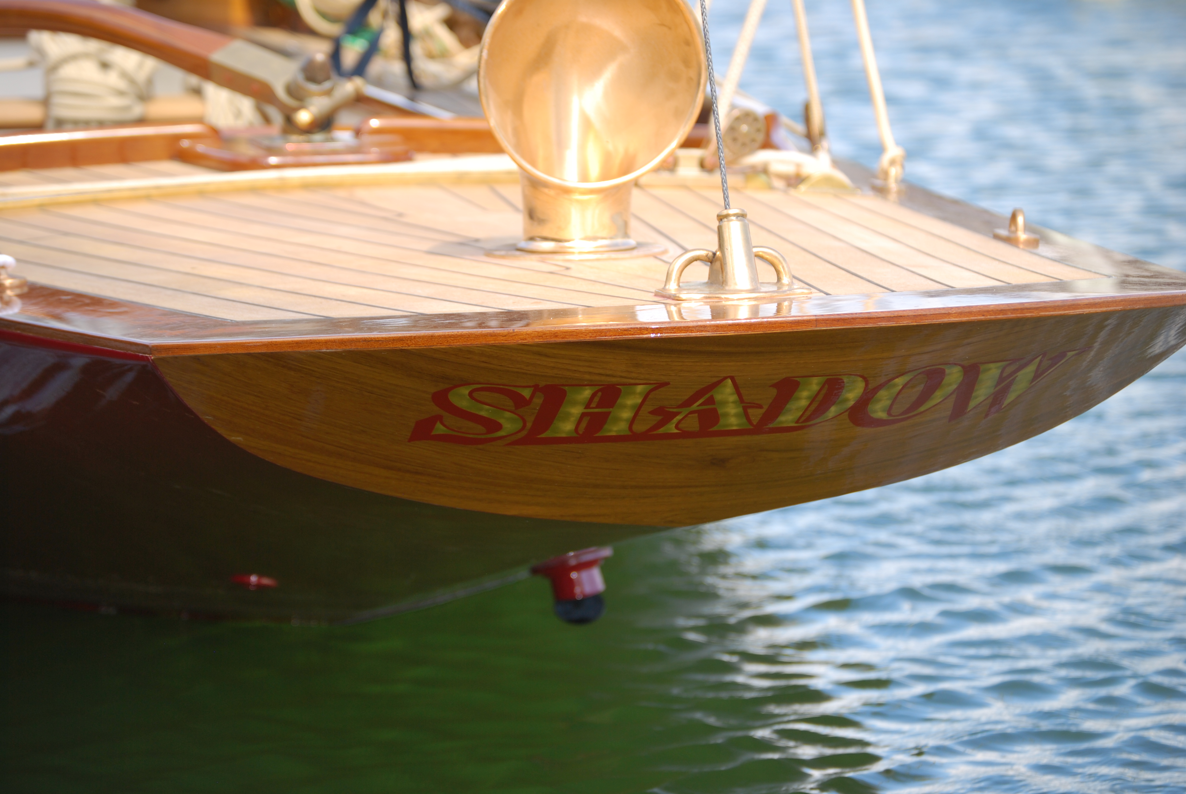 Glistening on the bay ...