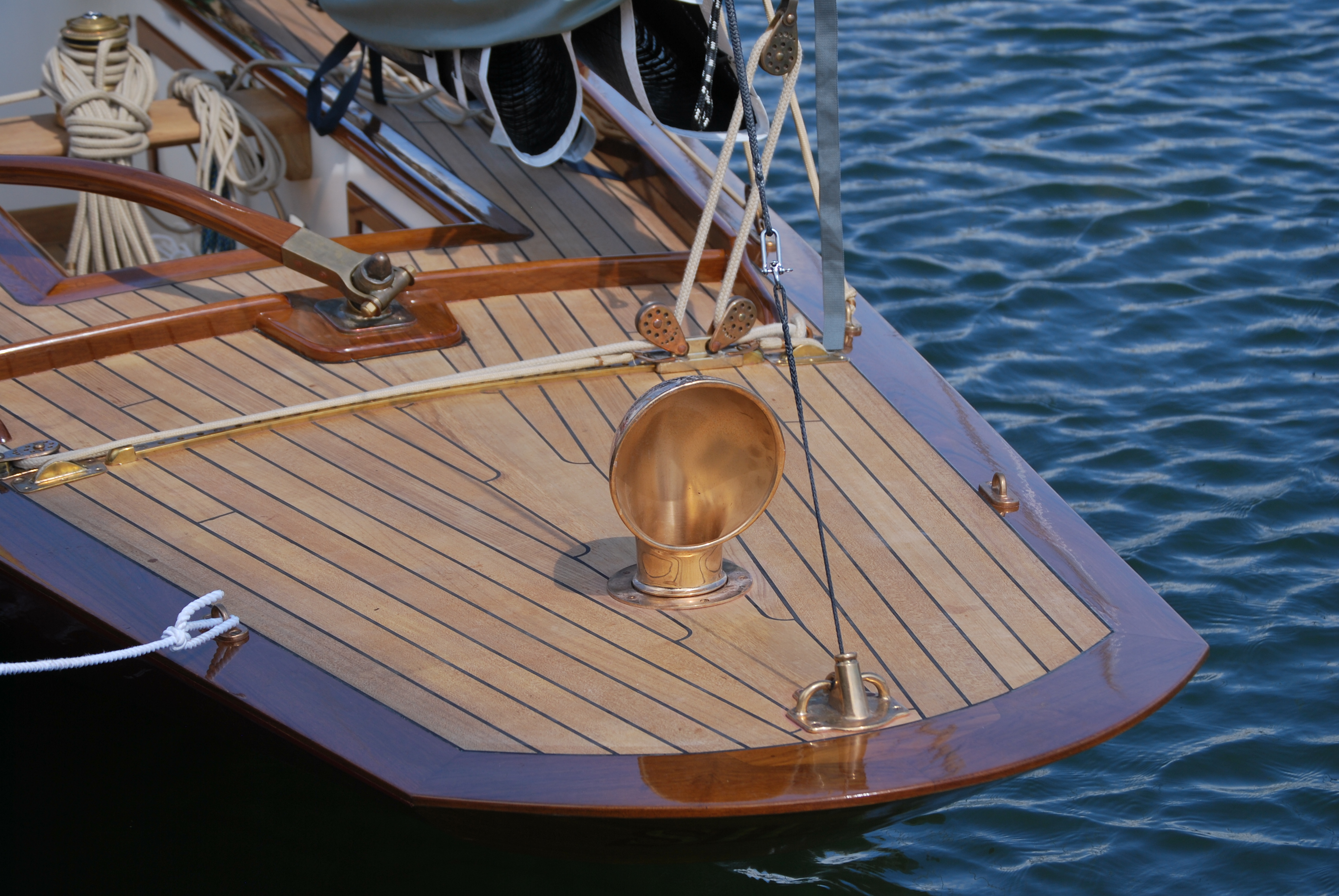 Glistening on the bay ...